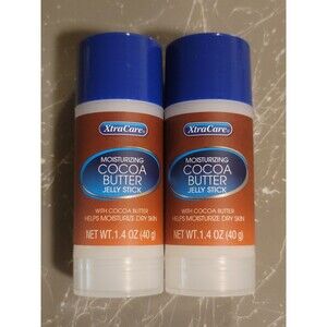 (2)XtraCare Moisturizing Cocoa Butter Jelly Sticks 1.4oz.each
